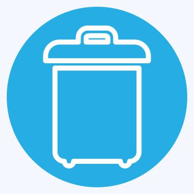 Simge Otu 2 - Mavi Gözler Biçimi - Basit illüstrasyon, Düzenlenebilir vuruş, Tasarım şablonu vektörü, baskılar, posterler, reklamlar, duyurular, bilgi grafikleri vs..