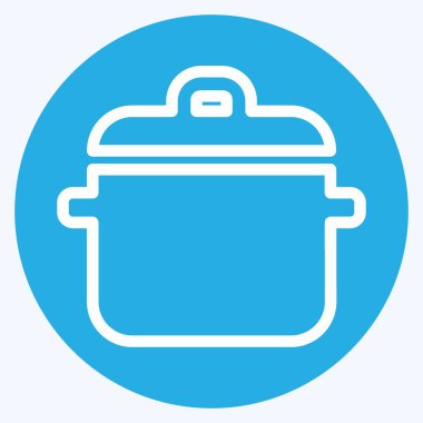 Simge Otu 1 - Mavi Gözler Biçimi - Basit illüstrasyon, Düzenlenebilir vuruş, Tasarım şablonu vektörü, baskılar, posterler, reklamlar, duyurular, bilgi grafikleri vs..