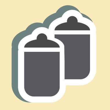 Çıkartma Holdingi - Basit illüstrasyon, düzenlenebilir felç, tasarım şablonu vektörü, baskılar, posterler, reklamlar, duyurular, bilgi grafikleri vs..