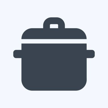 Simge Otu 1 - Glyph Biçimi - Basit illüstrasyon, Düzenlenebilir vuruş, Tasarım şablonu vektörü, baskılar, posterler, reklamlar, duyurular, bilgi grafikleri vs..