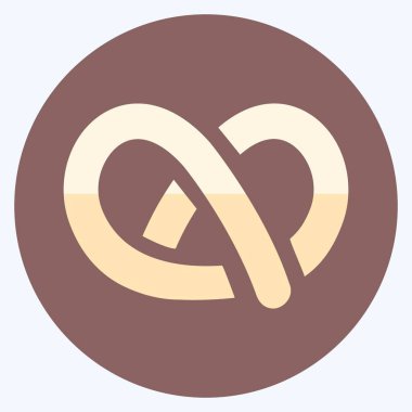 Simge Simgesi - Düz Biçim - Basit illüstrasyon, Düzenlenebilir Felç, Tasarım şablonu vektörü, baskılar, posterler, reklamlar, duyurular, bilgi grafikleri vs..