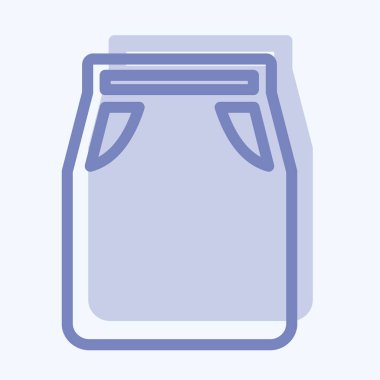 Simge Eteği 1 - İki Ton Biçimi, Basit illüstrasyon, Düzenlenebilir vuruş, Tasarım şablonu vektörü, baskılar, posterler, reklamlar, duyurular, bilgi grafikleri vs..