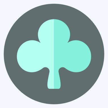 Simge Kulüpleri - Düz Biçim, Basit illüstrasyon, Düzenlenebilir Felç, Tasarım şablon vektörü, baskılar, posterler, reklamlar, duyurular, bilgi grafikleri vs..