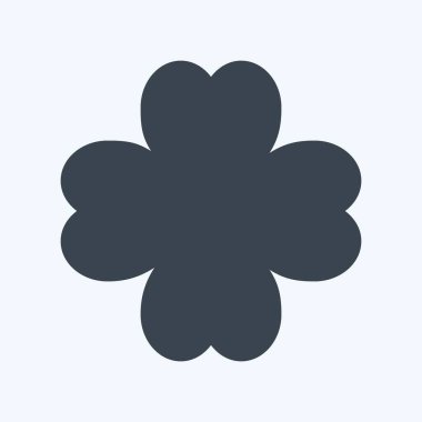 Icon Lucky - Glyph Biçimi, Basit illüstrasyon, Düzenlenebilir vuruş, Tasarım şablonu vektörü, baskılar, posterler, reklamlar, duyurular, bilgi grafikleri vs..