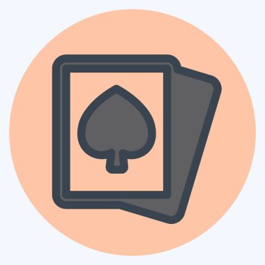 Simge Jack - Renk Eşleştirme Biçimi, Basit illüstrasyon, Düzenlenebilir Felç, Tasarım şablonu vektörü, Yazdırma, poster, reklam, duyurular, bilgi grafikleri vs..