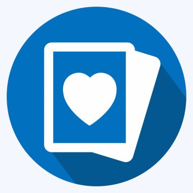 Simge Jack - Uzun Gölge Biçimi, Basit illüstrasyon, Düzenlenebilir Felç, Tasarım şablonu vektörü, Yazdırma, poster, reklam, duyurular, bilgi grafikleri vs..