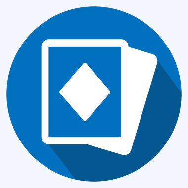 Simge Kraliçesi - Uzun Gölge Biçimi, Basit illüstrasyon, Düzenlenebilir Felç, Tasarım şablonu vektörü, baskılar, posterler, reklamlar, duyurular, bilgi grafikleri vs..