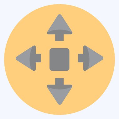 Simge Pan - Basit illüstrasyon, Düzenlenebilir felç, Tasarım şablon vektörü, baskılar, posterler, reklamlar, duyurular, bilgi grafikleri vs..