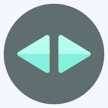 Simge Kaydırma - Düz Biçim, Basit illüstrasyon, Düzenlenebilir vuruş, Tasarım şablonu vektörü, baskılar, posterler, reklamlar, duyurular, bilgi grafikleri vs..