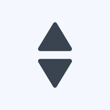 Simge Kaydırma Biçimi - Glyph Biçimi, Basit illüstrasyon, Düzenlenebilir vuruş, Tasarım şablonu vektörü, baskılar, posterler, reklamlar, duyurular, bilgi grafikleri vs..