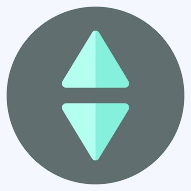 Simge Kaydırma Dikey - Düz Biçim, Basit illüstrasyon, Düzenlenebilir Vuruş, Tasarım şablonu vektörü, Yazdırma, poster, reklamlar, duyurular, bilgi grafikleri vs..