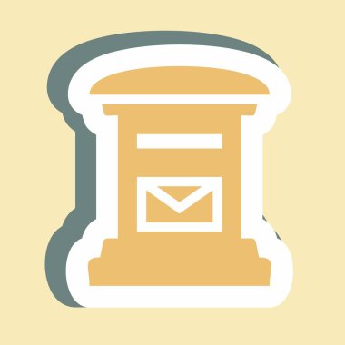 Etiket Kutusu, Basit illüstrasyon, Düzenlenebilir felç, Tasarım şablonu vektörü, baskılar, posterler, reklamlar, duyurular, bilgi grafikleri vs..