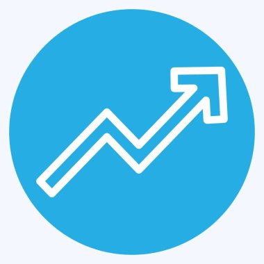 Simge Eğilimi - Mavi Gözler Biçimi - Basit illüstrasyon, Düzenlenebilir vuruş, Tasarım şablonu vektörü, baskılar, posterler, reklamlar, duyurular, bilgi grafikleri vs..