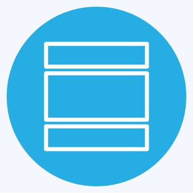 Simge Görünüm Günü - Mavi Gözler Biçimi - Basit illüstrasyon, Düzenlenebilir vuruş, Tasarım şablonu vektörü, baskılar, posterler, reklamlar, duyurular, bilgi grafikleri vs..