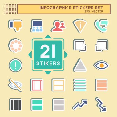 Çıkartma Bilgileri - Renk Eşi Biçimi - Basit illüstrasyon, Düzenlenebilir vuruş, Tasarım şablonu vektörü, baskılar, posterler, reklamlar, duyurular, bilgi grafikleri vs..