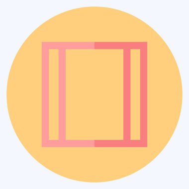 Simge Görünüm Haftası - Düz Biçim - Basit illüstrasyon, Düzenlenebilir vuruş, Tasarım şablonu vektörü, baskılar, posterler, reklamlar, duyurular, bilgi grafikleri vs..