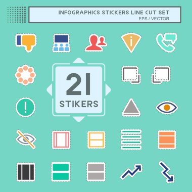 Etiket Ayarlama Bilgileri - Basit illüstrasyon, Düzenlenebilir vuruş, Tasarım şablonu vektörü, baskılar, posterler, reklamlar, duyurular, bilgi grafikleri vs..