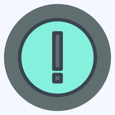 Simge Hatası Ana Hatası - Renk Eşleştirme Biçimi - Basit illüstrasyon, Düzenlenebilir vuruş, Tasarım şablonu vektörü, baskılar, posterler, reklamlar, duyurular, bilgi grafikleri, vs..