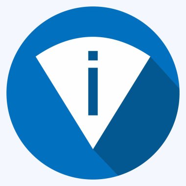 Simge Perm Tarama Wifi - Uzun Gölge Biçimi - Basit illüstrasyon, Düzenlenebilir vuruş, Tasarım şablonu vektörü, baskılar, posterler, reklamlar, duyurular, bilgi grafikleri vs..