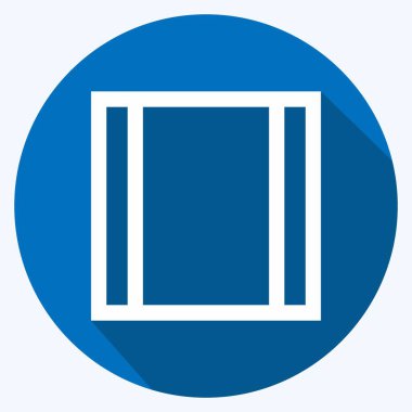 Simge Görünüm Haftası - Uzun Gölge Biçimi - Basit illüstrasyon, Düzenlenebilir vuruş, Tasarım şablonu vektörü, baskılar, posterler, reklamlar, duyurular, bilgi grafikleri vs..