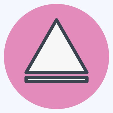 Simge Çıkma - Renk Eşleştirme Biçimi - Basit illüstrasyon, Düzenlenebilir vuruş, Tasarım şablonu vektörü, baskılar, posterler, reklamlar, duyurular, bilgi grafikleri, vs..