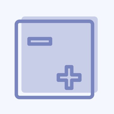 Simge Pozlama - İki Ton Biçimi - Basit illüstrasyon, Düzenlenebilir Felç, Tasarım şablonu vektörü, baskılar, posterler, reklamlar, duyurular, bilgi grafikleri vs..