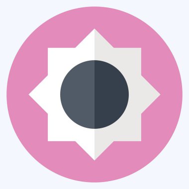 Simge Parlaklığı I - Düz Biçim - Basit illüstrasyon, Düzenlenebilir vuruş, Tasarım şablonu vektörü, baskılar, posterler, reklamlar, duyurular, bilgi grafikleri vs..