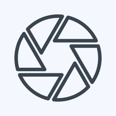 Simge Kamera I - Satır Biçimi - Basit illüstrasyon, Düzenlenebilir vuruş, Tasarım şablonu vektörü, baskılar, posterler, reklamlar, duyurular, bilgi grafikleri vs..