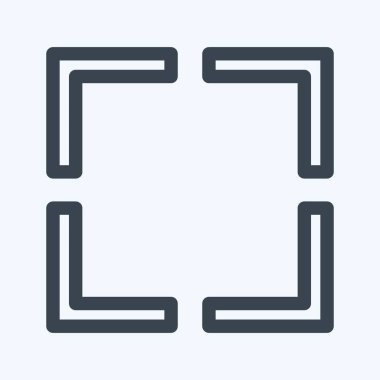 Simge Serbest - Satır Biçimi - Basit illüstrasyon, Düzenlenebilir vuruş, Tasarım şablonu vektörü, baskılar, posterler, reklamlar, duyurular, bilgi grafikleri, vs..