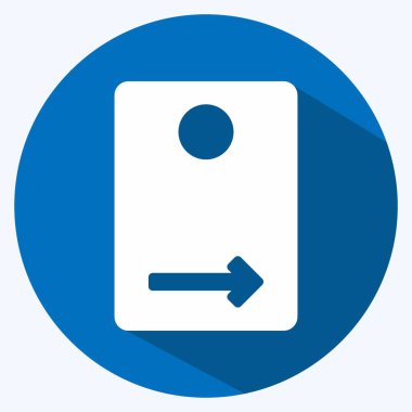 Simge Arka Kamerası - Uzun Gölge Biçimi - Basit illüstrasyon, Düzenlenebilir vuruş, Tasarım şablonu vektörü, baskılar, posterler, reklamlar, duyurular, bilgi grafikleri, vs..