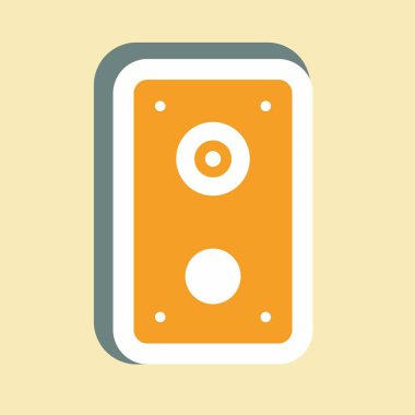 Yapıştırıcılar - Basit illüstrasyon, düzenlenebilir felç, tasarım şablonu vektörü, baskılar, posterler, reklamlar, duyurular, bilgi grafikleri vs..