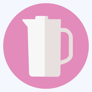 Simge Sıkacağı - Düz Biçim - Basit illüstrasyon, Düzenlenebilir Felç, Tasarım şablonu vektörü, Yazdırma, poster, reklam, duyurular, bilgi grafikleri vs..