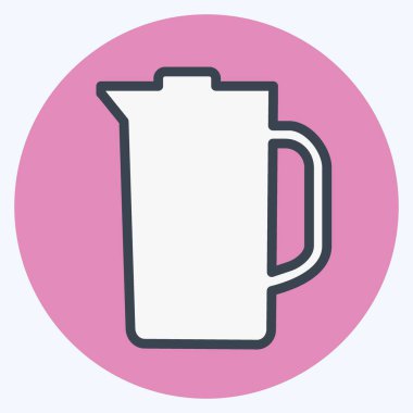 Simge Sıkacağı - Renk Eşleştirme Biçimi - Basit illüstrasyon, Düzenlenebilir vuruş, Tasarım şablonu vektörü, baskılar, posterler, reklamlar, duyurular, bilgi grafikleri, vs..