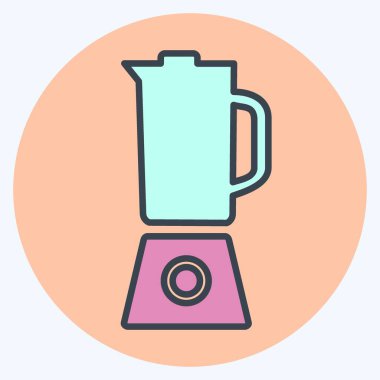 Simge Karıştırıcı - Renk Eşleştirme Biçimi - Basit illüstrasyon, Düzenlenebilir vuruş, Tasarım şablonu vektörü, Yazdırma, poster, reklamlar, duyurular, bilgi grafikleri vs..