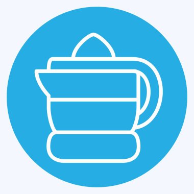 Simge Sıkacağı - Mavi Gözler Biçimi - Basit illüstrasyon, Düzenlenebilir Felç, Tasarım şablonu vektörü, baskılar, posterler, reklamlar, duyurular, bilgi grafikleri vs..