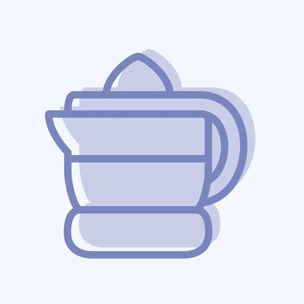 Icon Juicer Estilo Dois Tons Ilustração Simples Curso Editável Vetor —  Vetores de Stock