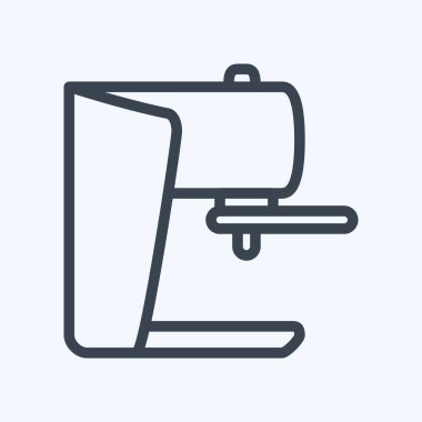 Simge Espresso Makinesi - Satır Biçimi - Basit illüstrasyon, Düzenlenebilir vuruş, Tasarım şablonu vektörü, baskılar, posterler, reklamlar, duyurular, bilgi grafikleri vs..