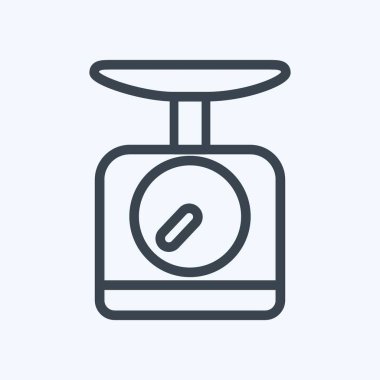 Simge Ölçeklemesi - Satır Biçimi - Basit illüstrasyon, Düzenlenebilir vuruş, Tasarım şablonu vektörü, baskılar, posterler, reklamlar, duyurular, bilgi grafikleri vs..