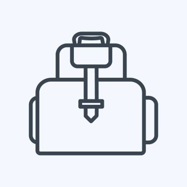 Simge Paketi - Satır Biçimi - Basit illüstrasyon, Düzenlenebilir vuruş, Tasarım şablonu vektörü, baskılar, posterler, reklamlar, duyurular, bilgi grafikleri vs..