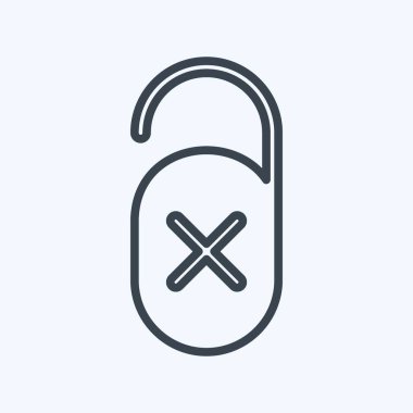 Simge Bozulmasın - Satır Biçimi - Basit illüstrasyon, Düzenlenebilir vuruş, Tasarım şablonu vektörü, baskılar, posterler, reklamlar, duyurular, bilgi grafikleri vs..