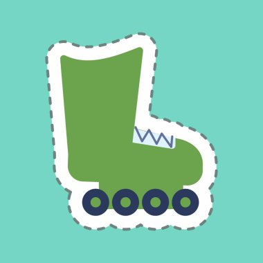 Etiketler - Satır Kesimi - Basit illüstrasyon, düzenlenebilir vuruş, tasarım şablonu vektörü, baskılar, posterler, reklamlar, duyurular, bilgi grafikleri vs..