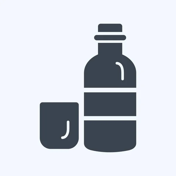 Icon Orujo Glyph Style 简单的插图 可编辑笔画 设计模板向量 适用于印刷品 信息图形等 — 图库矢量图片