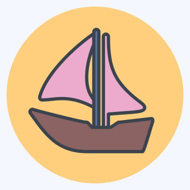 Simge Gemisi I - Renk Eşleştirme Biçimi - Basit illüstrasyon, Düzenlenebilir vuruş, Tasarım şablonu vektörü, baskılar, posterler, reklamlar, duyurular, bilgi grafikleri, vs..