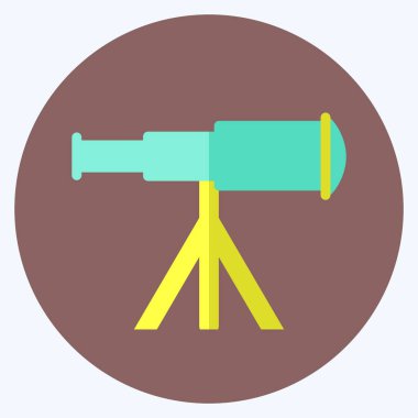 Stand - Düz Biçim Simgesi - Basit illüstrasyon, Düzenlenebilir vuruş, Tasarım şablonu vektörü, baskılar, posterler, reklamlar, duyurular, bilgi grafikleri vs..