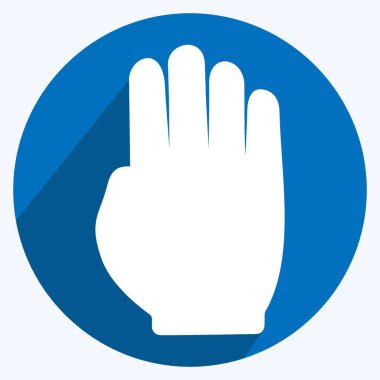 Simge Sürükleme Penceresi - Uzun Gölge Biçimi - Basit illüstrasyon, Düzenlenebilir vuruş, Tasarım şablonu vektörü, baskılar, posterler, reklamlar, duyurular, bilgi grafikleri vs..
