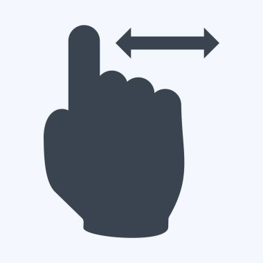 Simge Dikey Kaydırma 2 - Kabartma Biçimi - Basit illüstrasyon, Düzenlenebilir vuruş, Tasarım şablonu vektörü, baskılar, posterler, reklamlar, duyurular, bilgi grafikleri, vs..