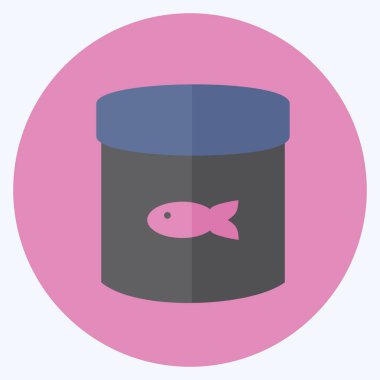 Simge Konservesi - Düz Biçimli - Basit illüstrasyon, Düzenlenebilir Felç, Tasarım şablonu vektörü, baskılar, posterler, reklamlar, duyurular, bilgi grafikleri, vs..