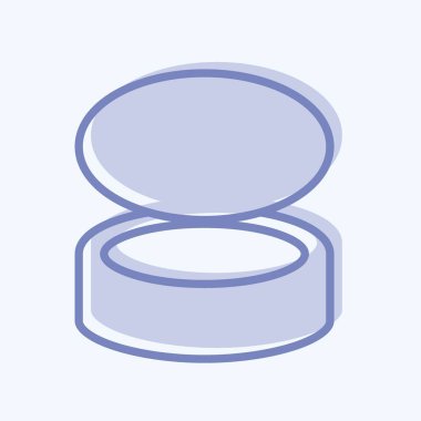 Simge Balık Yemeği - İki Ton Biçimi - Basit illüstrasyon, Düzenlenebilir Felç, Tasarım şablonu vektörü, baskılar, posterler, reklamlar, duyurular, bilgi grafikleri vs..