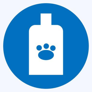 Simge Veterinerliği - Uzun Gölge Biçimi - Basit illüstrasyon, Düzenlenebilir vuruş, Tasarım şablonu vektörü, baskılar, posterler, reklamlar, duyurular, bilgi grafikleri, vs..