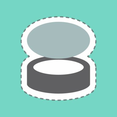 Etiket Balık Yemeği - Satır Kesimi - Basit illüstrasyon, düzenlenebilir felç, tasarım şablonu vektörü, baskılar, posterler, reklamlar, duyurular, bilgi grafikleri vs..